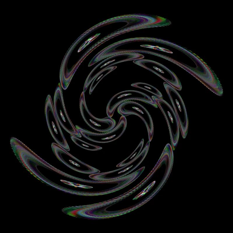 Neon domed rings twisted