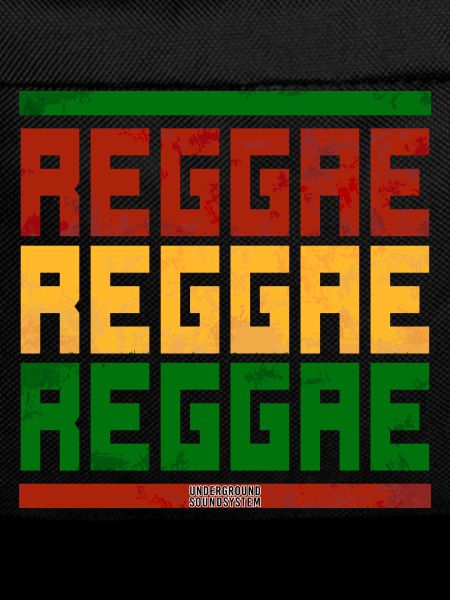 Reggae Font Block Graphic