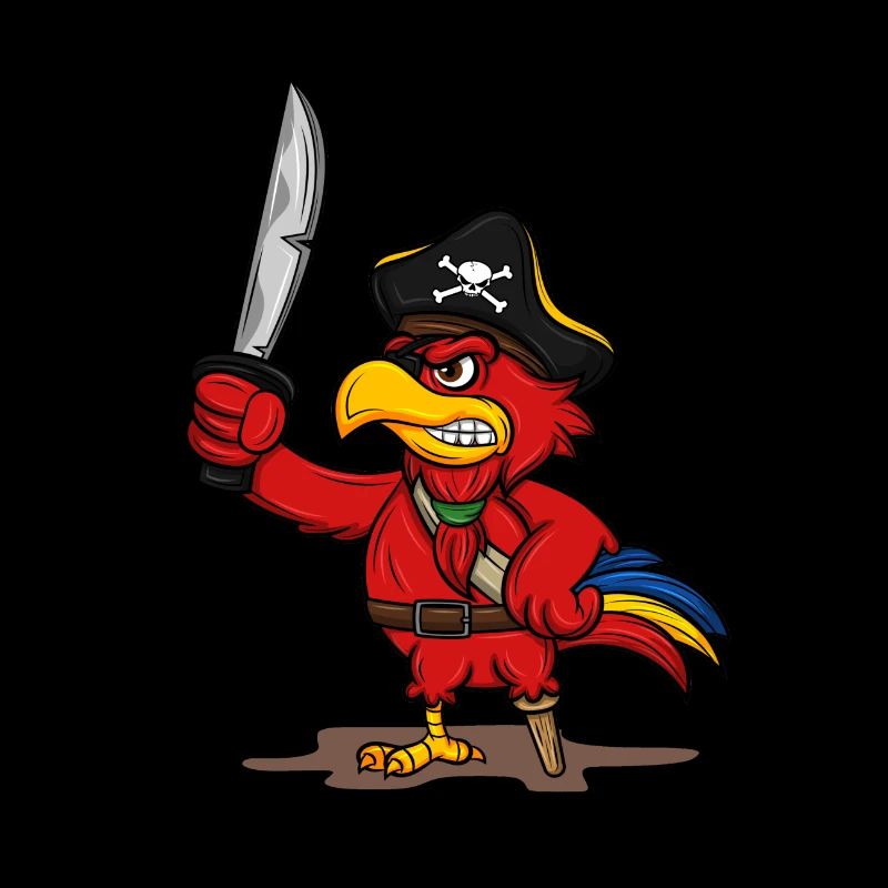 Pirate parrot. gift idea