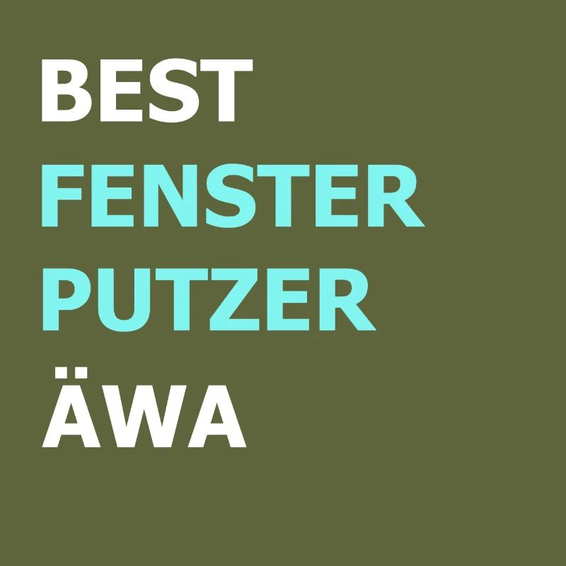 Bester Fensterputzer Reiniger Hausmann Geschenk