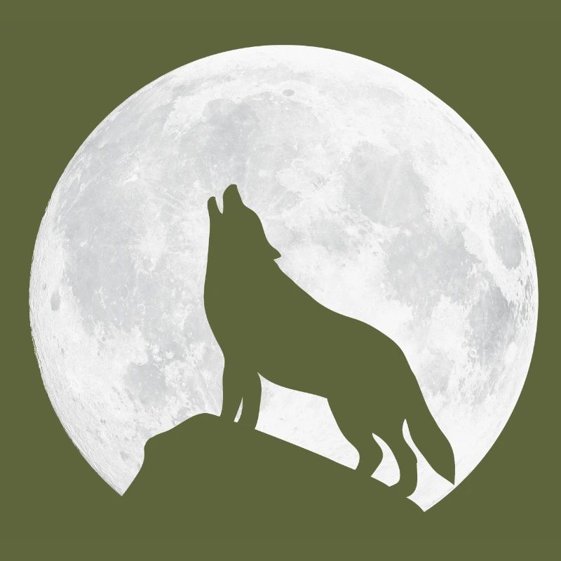 Howling Wolf - Moon