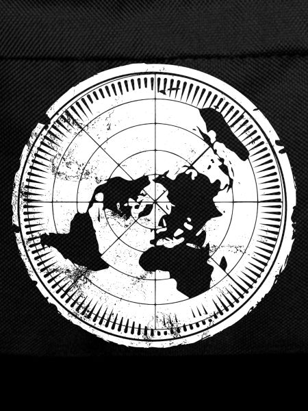 Flache Erde Karte - Flat Earth Map