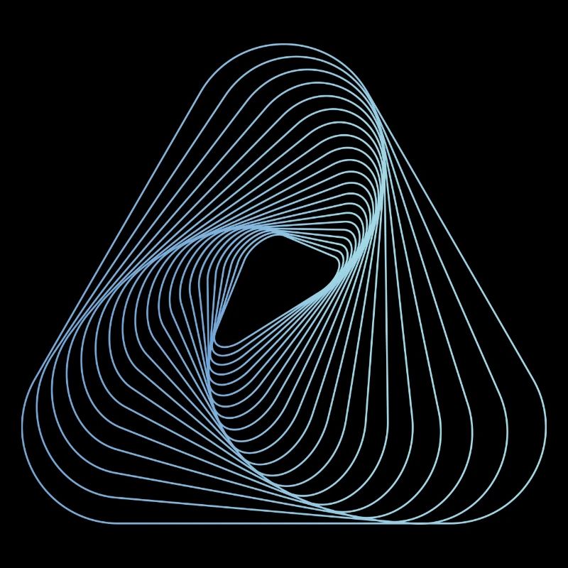 Optical illusion pattern shapes geometry gift