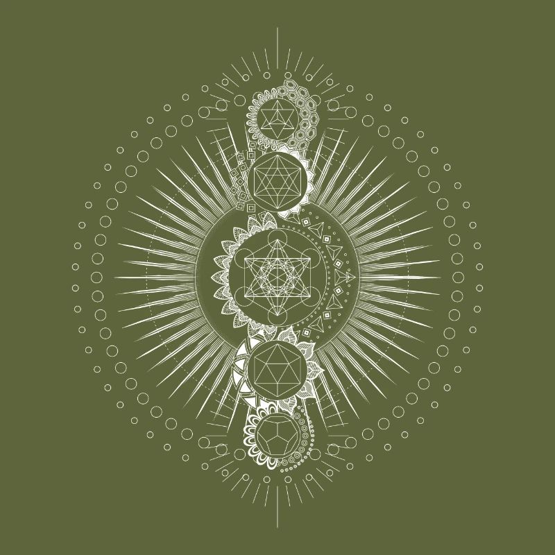 Sacred Geometry Metatron's Cube Transcendence