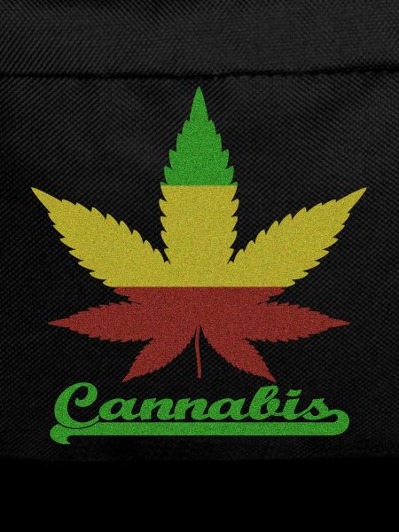 Cannabis Leaf / Red Gold Green