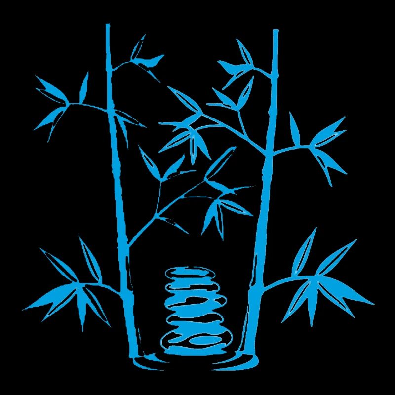Bambus Blau