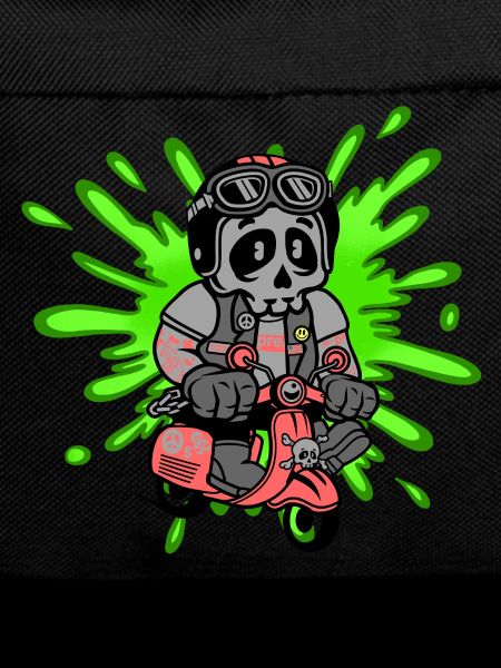 Skull Mofa Moped