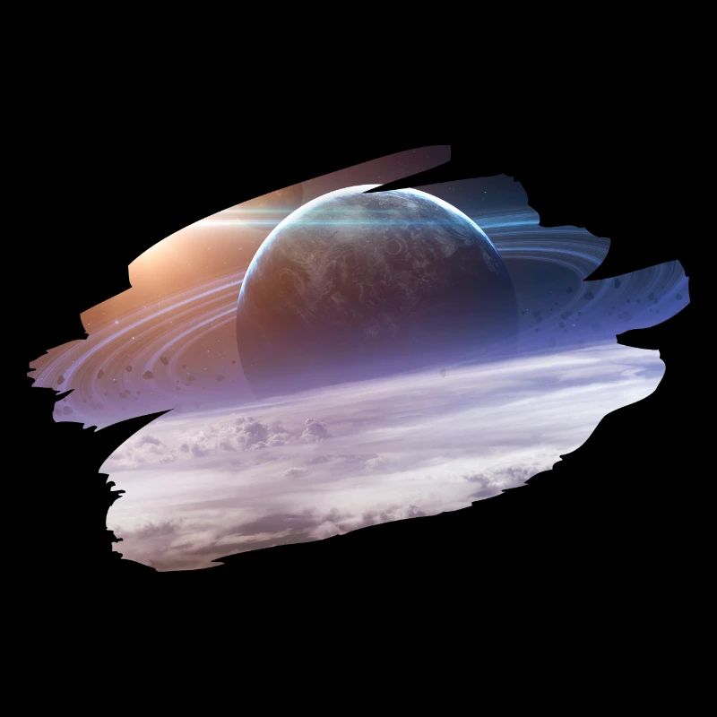 planète dans l'espace space