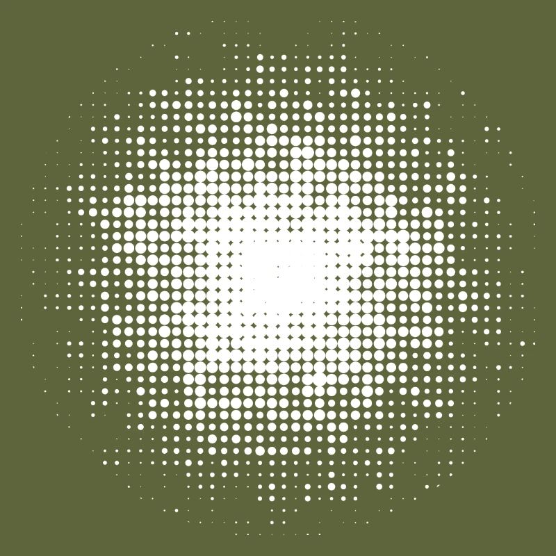 fond rond pointillé blanc
