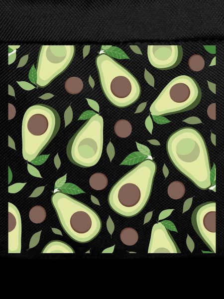 Eggplant and avocado pattern