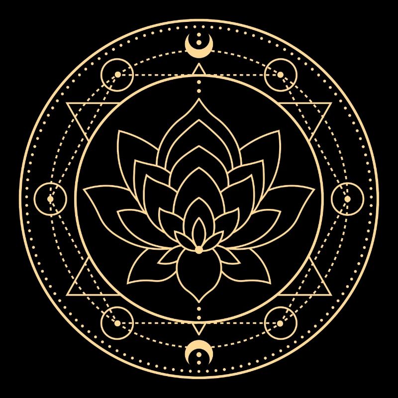 Lotus Moon Sacred Geometry