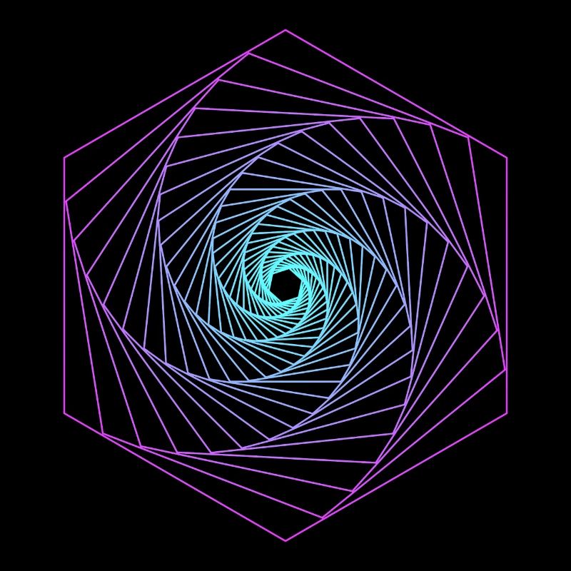 Sacred Geometry Spiralle