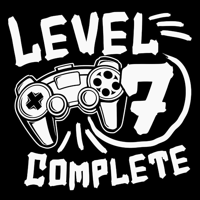 7th Birthday Level 7 Complete 7 Years Gamer