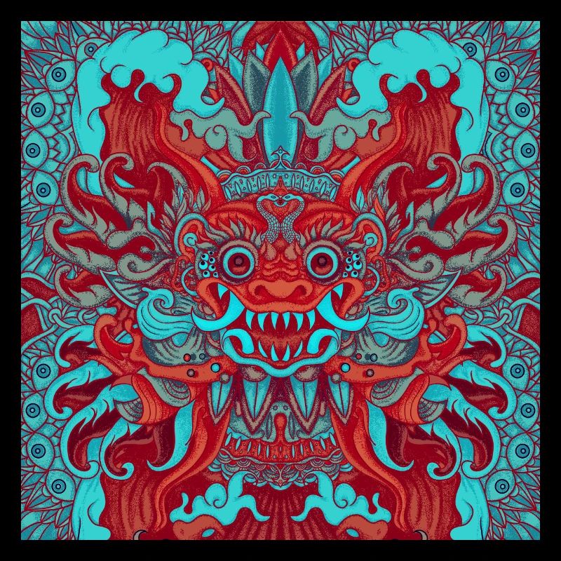Neon Bali klein