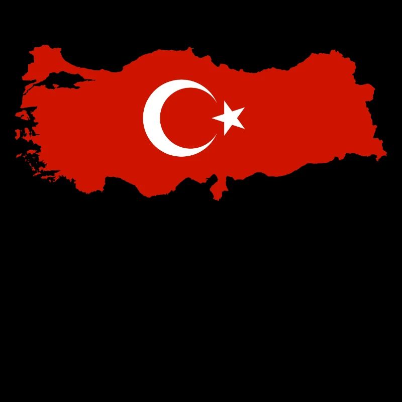 Turkey Flag Gift Idea Map