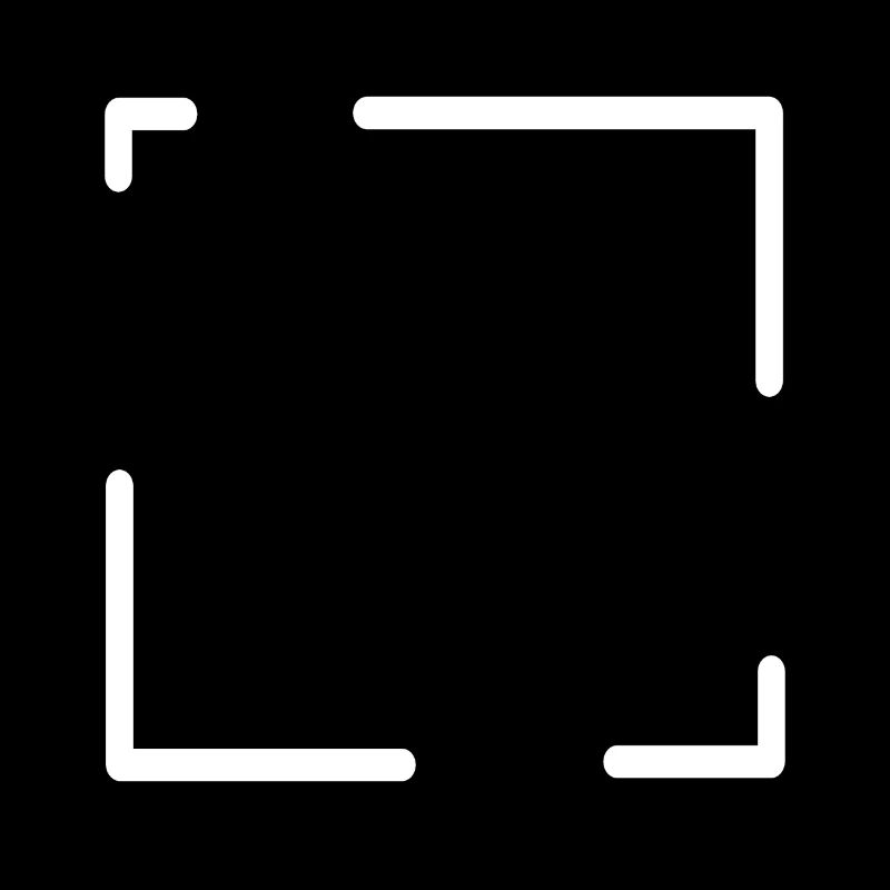 Square White Frame Decoration