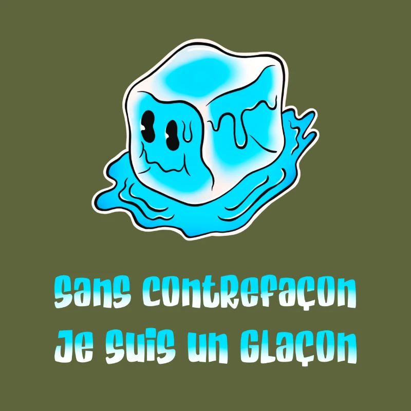 Ohne Fälschung bin ich ein Eiswürfel.