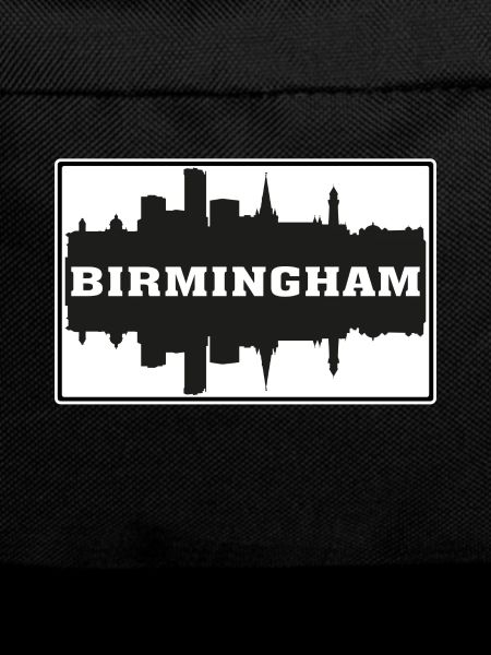 Birmingham England Travel Souvenir Skyline Silhoue