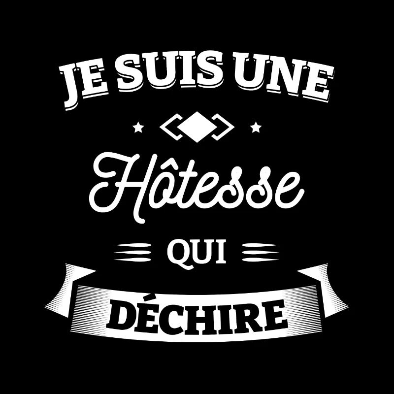 HÔTESSE QUI DÉCHIRE
