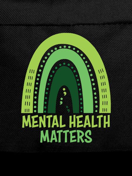 Mental Health Matters Green Rainbow