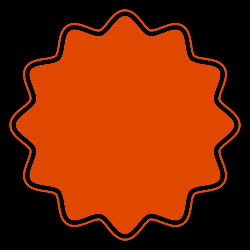 Emblem | Form | Stern runde Ecken (Vectorgraphic)