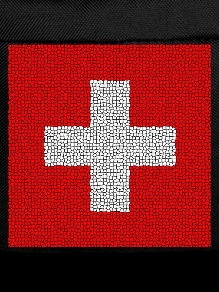 Swiss Flag Mosaic