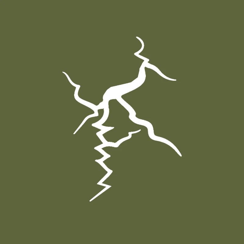 Décoration d’éclair White Crack Split