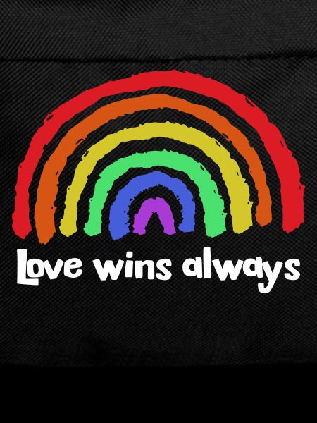 Love Statement Peace Rainbow Freedom
