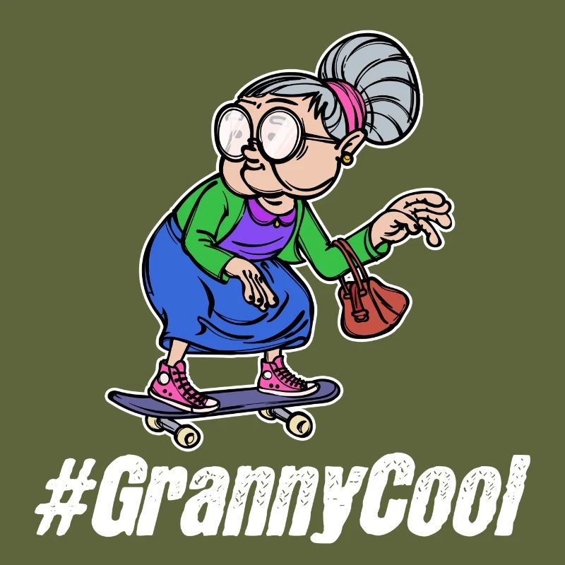 Cool Oma Brille Großmutter Statement Alte Frau