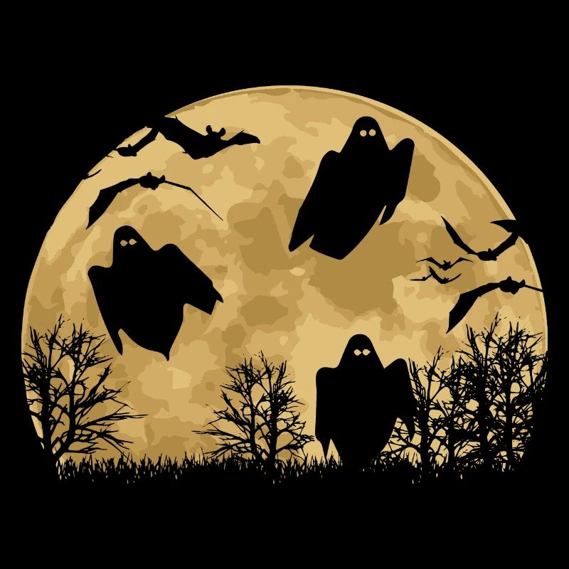 Halloween Geist Spruch Geschenkidee