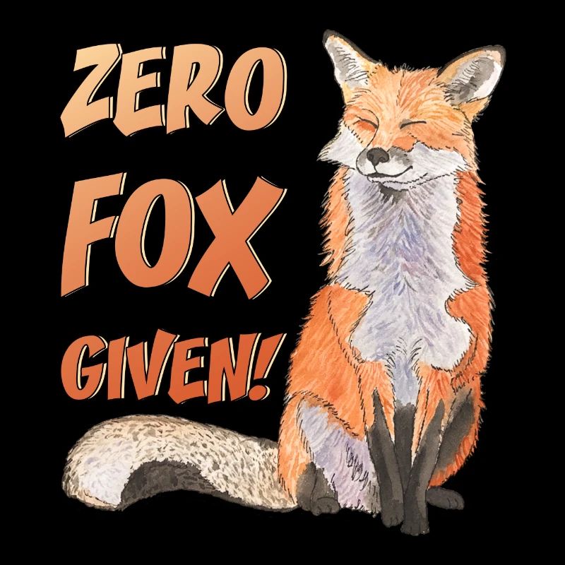Zero Fox given No Fox given niedliche Fuchs