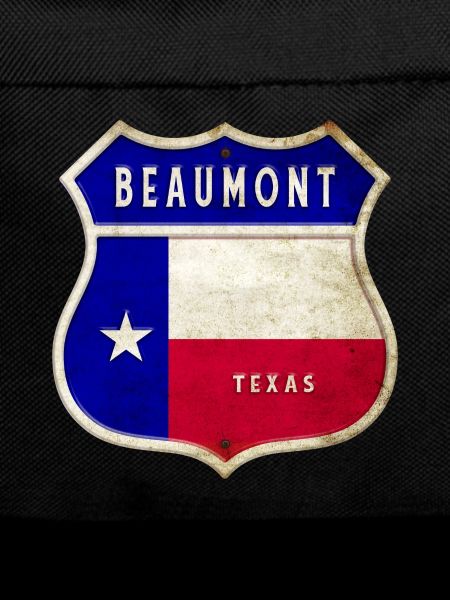 Beaumont Texas crest flags design