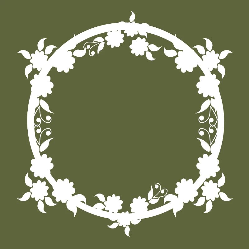 Ornaments Circular frame Basic text
