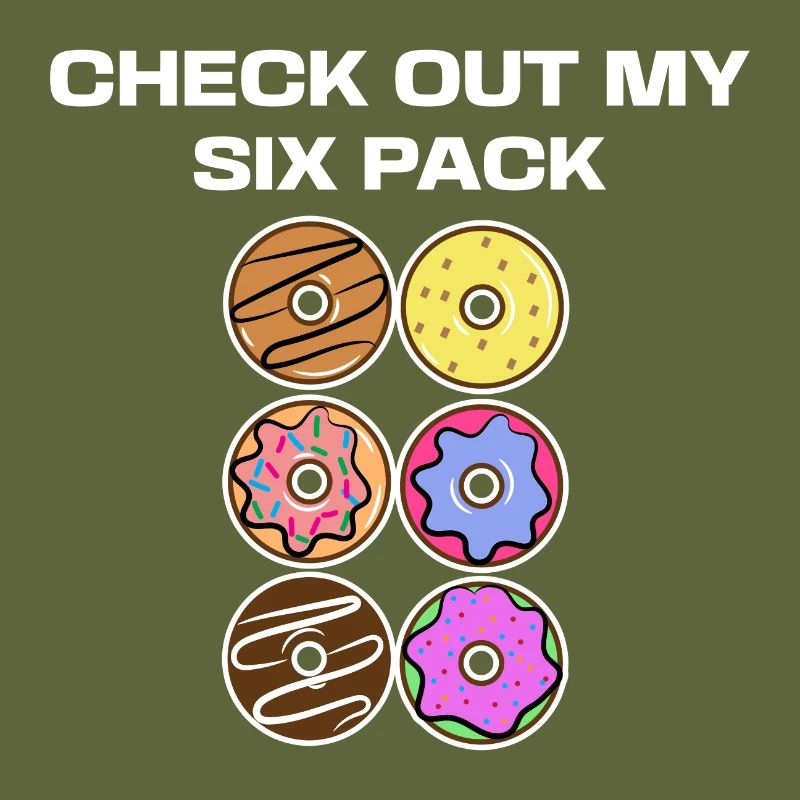 Bonbons Snacking Delicious Funny Donut Statement