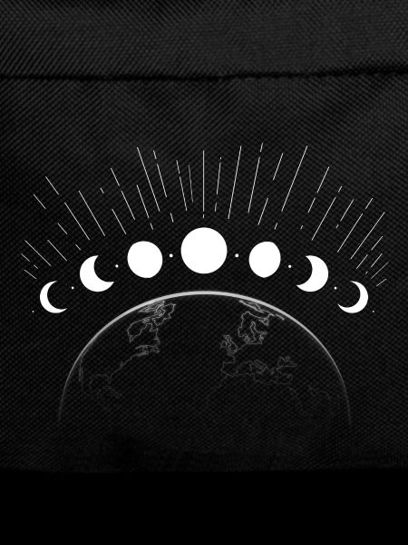 Lunar arc around the Earth