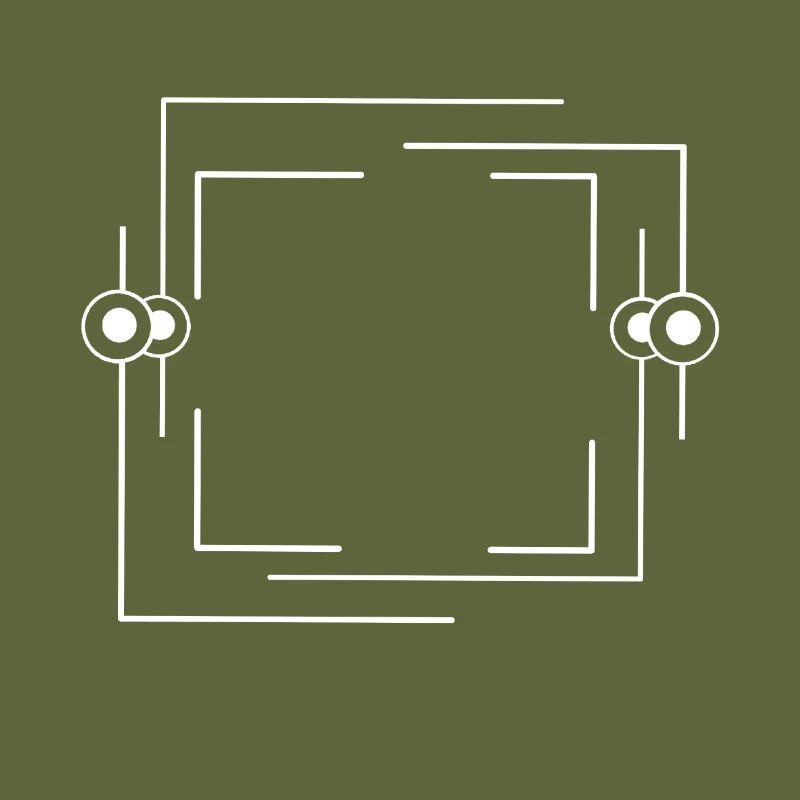 White border Dash line Basic text