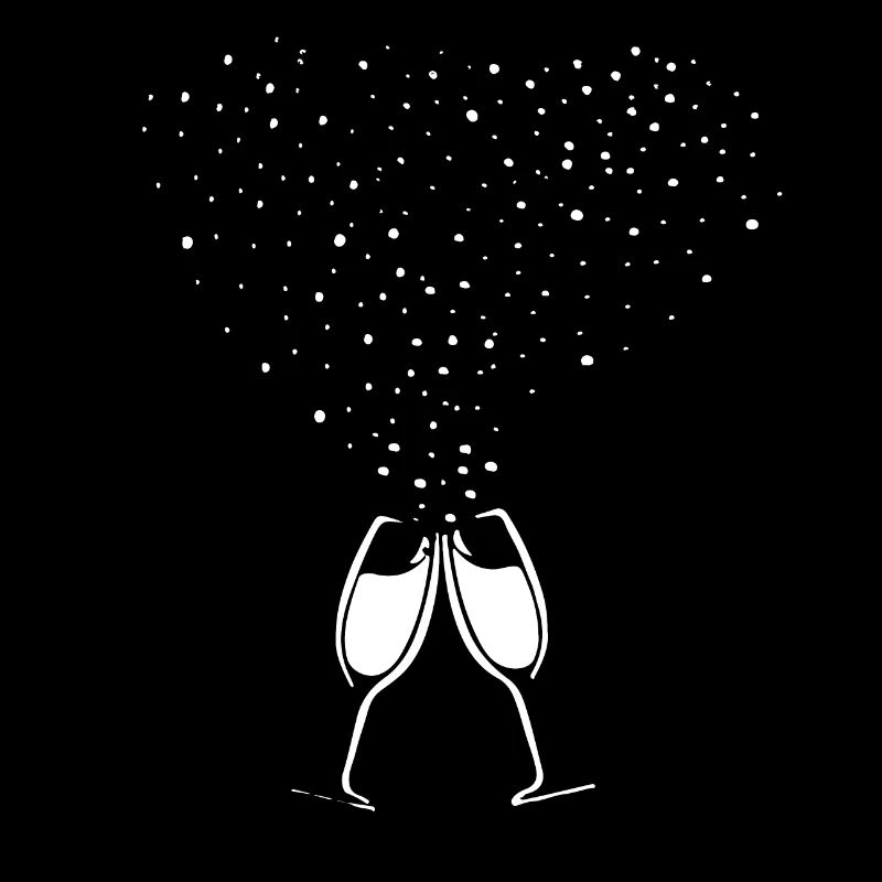 Spritziger Prosecco - Sekt - Motiv zum Anstoßen