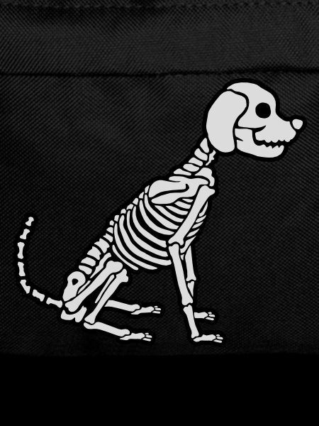 Halloween Skeleton Dog Design