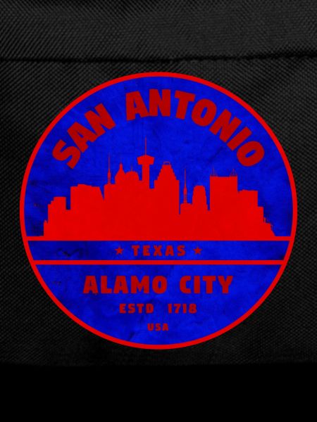 San Antonio Skyline Retro Badge