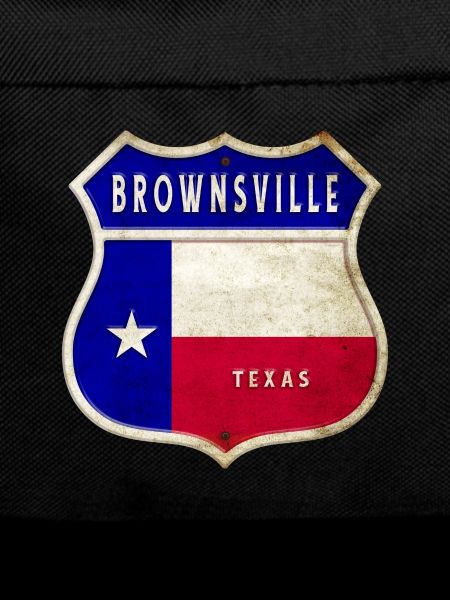 Brownsville Texas Crest Flag Design