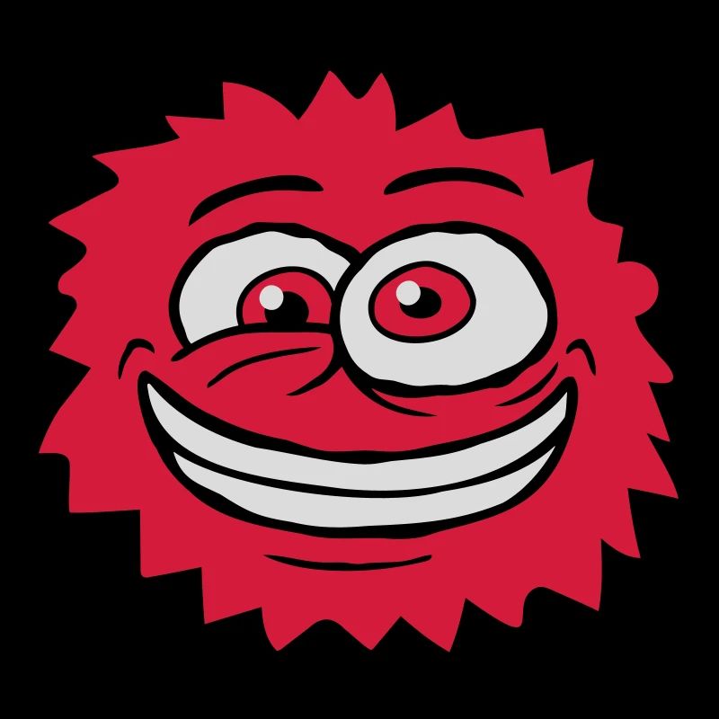 Monster verrücktes Comic Gesicht