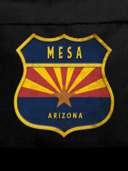 Mesa Arizona flag crest design