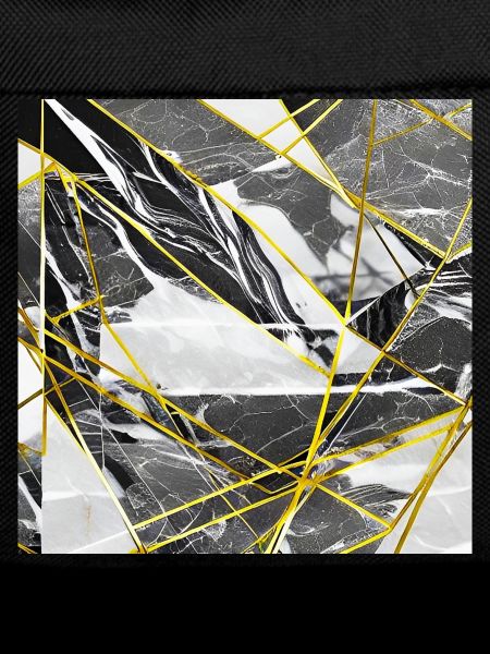 Marble Black Gold Geometric texture
