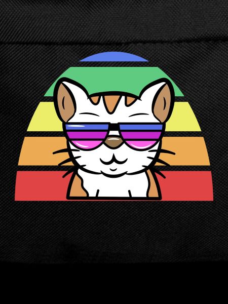 Lgbt Cool Cat Rainbow Gay Lesbian