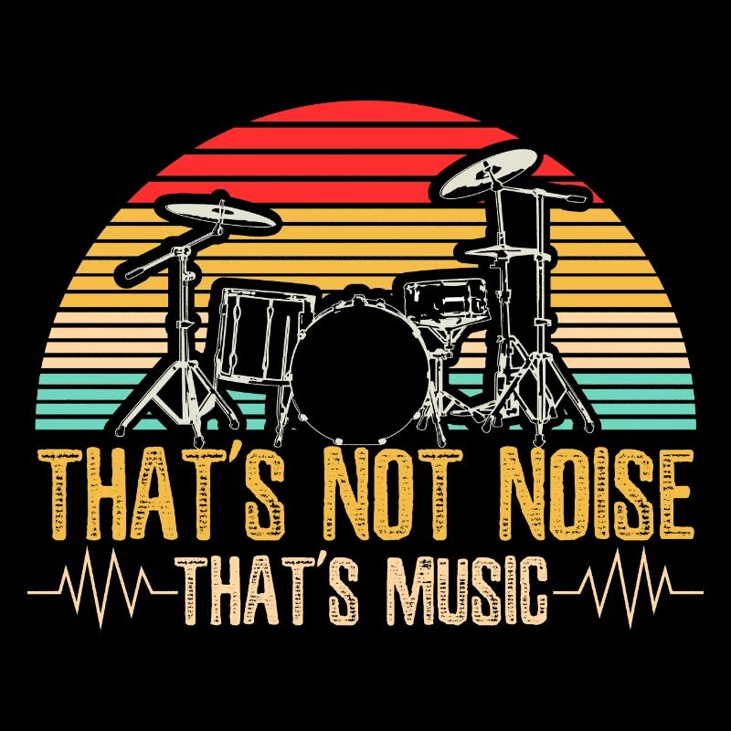 Schlagzeug Drummer Musik Geschenk