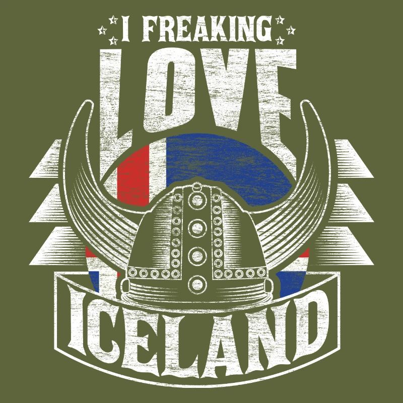 Island Wikinger Staat Geschenk