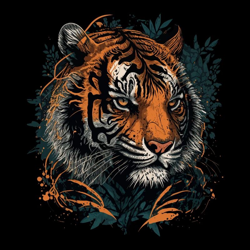 A Tiger Digital Illustration