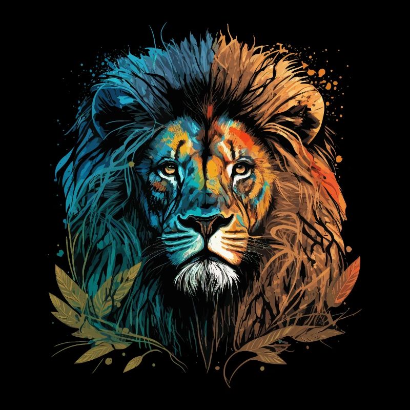 Two Face Lion
