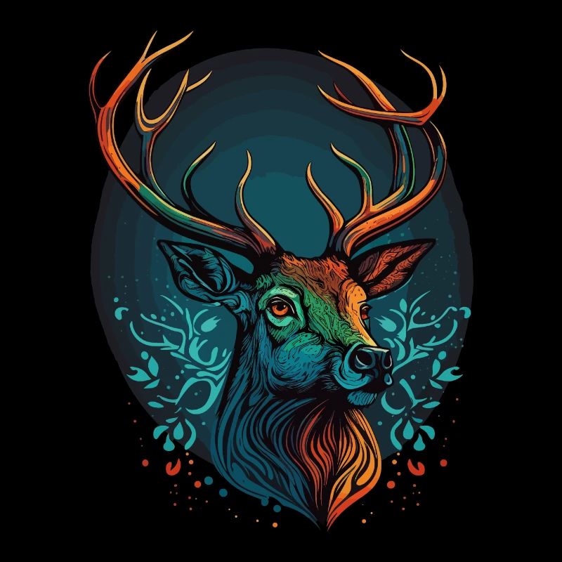 Conception de la tête de cerf