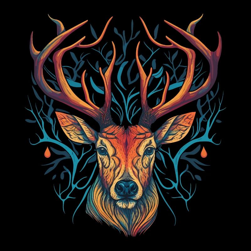 Crazy Deer Head